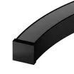 Профиль LINE-3535-BENT-SIDE-2000 ANOD BLACK (Arlight, Алюминий)