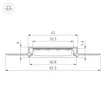 Профиль SL-LINIA40-FANTOM-2000 ANOD (Arlight, Алюминий)