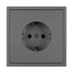 Механизм электрической розетки SCT-NOBE-MEU1-SFPL-GR (230V, 16A) (Arlight, Серый базальт)
