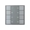 INTELLIGENT ARLIGHT Кнопочная панель DALI-201-23-1G-4SC-DIM-DT6-IN Silver (BUS, Frame) (IARL, IP20 Металл, 3 года)