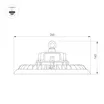 Светильник SP-ARIVA-DIM-R260-100W White5000 (BK, 60 deg, 230V, 0-10V) (Arlight, IP65 Металл, 5 лет)