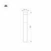 Светильник LGD-STEM-BOLL-H900-10W Warm3000 (GR, 185 deg, 230V) (Arlight, IP65 Металл, 3 года)