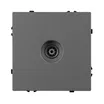 Механизм телевизионной розетки SCT-NOBE-MTV1-SFPL-GR (Arlight, Серый базальт)