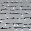 Светодиодная гирлянда ARD-STRING-CLASSIC-10000-BLACK-100LED-FLASH WHITE (230V, 7W) (Ardecoled, IP65)