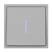 Механизм выключателя одноклавишный непроходной LED SWT-NOBE-MK01-SFPL-L-IS (230V, 10A) (Arlight, Никель)
