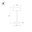 Светильник настольный SP-LATIDE-1.5W Warm2700 (Черный, 125 deg, 5V) (Arlight, IP54 Металл, 2 года)