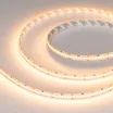 Светодиодная лента RT-A252-10mm 24V Warm2400 (11 W/m, IP20, 2835, 5m) (Arlight, 11 Вт/м, IP20)
