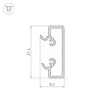 Основание ALU-BASE-2000 Small (Arlight, Металл)
