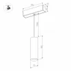 Светильник MAG-SPOT-HANG-45-R50-7W Warm3000 (BK, 24 deg, 24V) (Arlight, IP20 Металл, 5 лет)