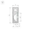 Силиконовый профиль WPH-FLEX-0616-SIDE-S9-5m FULL BLACK (Arlight, Силикон)