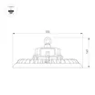 Светильник SP-ARIVA-DIM-R350-200W White5000 (BK, 60 deg, 230V, 0-10V) (Arlight, IP65 Металл, 5 лет)