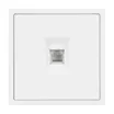 Механизм телефонной розетки SCT-NOBE-MTL1-SFPL-WH (RJ-11, 4C) (Arlight, Белый кварц)
