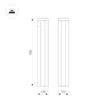 Светильник LGD-FLINT-BOLL-H900-18W Warm3000 (BK, 45 deg, 230V) (Arlight, IP65 Металл, 3 года)