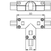 Соединитель тройной ARL-CLEAR-Mini-2x90 (16x8mm) (Arlight, Металл)