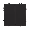 Механизм выключателя двухклавишный проходной SWT-NOBE-MKP2-SFPL-BK (230V, 10A) (Arlight, -)