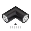 Соединитель профиля ROUND-D36-360-90 BLACK (Arlight, Металл)