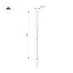 Светильник KT-CATALI-BOLL-H400-0.5W Warm3000 (BK, 160 deg, 24V) (Arlight, IP65 Металл, 3 года)