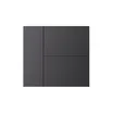 INTELLIGENT ARLIGHT Накладка панели KNX-23-3G-SUF Dark Grey (Backlightless) (IARL, IP20 Металл, 2 года)