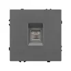 Механизм компьютерной розетки SCT-NOBE-MPC1-SFPL-GR (RJ-45, CAT6) (Arlight, Серый базальт)