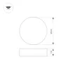 Светильник SP-TOR-PILL-PRISM-R600-50W Warm3000 (WH, 100 deg, 230V) (Arlight, IP20 Металл, 3 года)