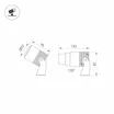 Светильник ALT-RAY-ZOOM-R52-8W Warm3000 (DG, 10-40 deg, 230V) (Arlight, IP67 Металл, 3 года)