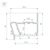Профиль STRETCH-S-30-WALL-SIDE-2000 (STEP) (Arlight, Алюминий)