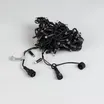 Светодиодная гирлянда ARD-STRING-CLASSIC-10000-BLACK-100LED-FLASH WHITE (230V, 7W) (Ardecoled, IP65)