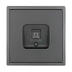 Механизм компьютерной розетки SCT-TENDO-MPC1-SFPL-GR (RJ-45, CAT6) (Arlight, Матовый графитовый)