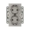 Механизм электрической розетки SCT-MEUD-PL-GR (250V, 16A) (Arlight, -)