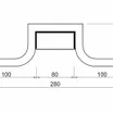 Декоративный Профиль ARL-SLOT-ROUND-80-250 (ГКЛ 12.5мм) (Arlight, -)