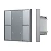 INTELLIGENT ARLIGHT Кнопочная панель DALI-201-23-2G-DIM-DT6-IN Silver (BUS, Frame) (IARL, IP20 Металл, 3 года)