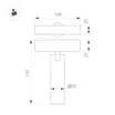 Светильник MAG-SPOT-25-R90-9W Day4000 (BK-GD, 30 deg, 24V) (Arlight, IP20 Металл, 5 лет)