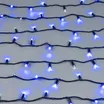 Светодиодная гирлянда ARD-STRING-CLASSIC-10000-BLACK-100LED-FLASH BLUE (230V, 7W) (Ardecoled, IP65, 1 год)