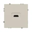 ARL NOBE Розетка HDMI софт-тач кашемир SCT-MHD1-SFPL-CA (Arlight, -)
