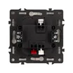 ARL NOBE Выключатель проходной 1 кл подсветка софт-тач никель SWT-MKP1-SFPL-L-IS (250V, 10A) (Arlight, -)