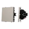 Механизм выключателя одноклавишный проходной SWT-NOBE-MKP1-SFPL-CA (230V, 10A) (Arlight, Кашемир)