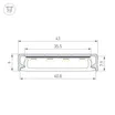Профиль SL-LINE-4009-2000 ANOD (Arlight, Алюминий)
