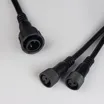 Коннектор питания ARD-CLASSIC-SYNC-RGB Black (230V, 2 ports) (Ardecoled, Закрытый)