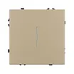 ARL NOBE Выключатель 1 кл подсветка софт-тач золотой песок SWT-MK01-SFPL-L-GD (250V, 10A) (Arlight, -)