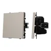 ARL NOBE Выключатель перекрёстный 1 кл софт-тач кашемир SWT-MKX1-SFPL-CA (250V, 10A) (Arlight, -)