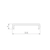 Экран SL-W33-2000 OPAL-PM BLACK (Arlight, Пластик)