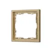 Рамка пластиковая FRM-NOBE-SFPL-1-GD (Arlight, Золотой песок)