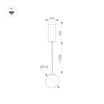 Светильник SP-BEADS-HANG-R130-10W Warm3000 (BK, 250 deg, 230V) (Arlight, IP20 Металл, 5 лет)