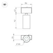 Светильник MAG-SPOT-45-R85-7W Warm3000 (WH, 24 deg, 24V) (Arlight, IP20 Металл, 5 лет)