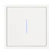 Механизм выключателя одноклавишный непроходной LED SWT-NOBE-MK01-SFPL-L-WH (230V, 10A) (Arlight, Белый кварц)
