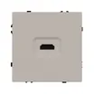Механизм HDMI розетки SCT-NOBE-MHD1-SFPL-CA (Arlight, Кашемир)