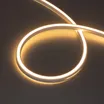Светодиодная лента герметичная WAVE-SIDE-DOUBLE-A120-16x15mm 24V Warm3000 (15 W/m, IP67, 5m, wire x1) (Arlight, Вывод боковой, 5 лет)