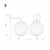 Светильник LGD-PEARL-WALL-7W Warm3000 (GR, 164 deg, 230V) (Arlight, IP65 Металл, 3 года)