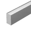 Профиль с экраном SL-LINE-3667-2500 ANOD+OPAL (Arlight, Алюминий)