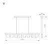 Светильник SP-LEGACY-S1200x60-8x6W Warm3000 (BK, 34 deg) (Arlight, IP20 Металл, 3 года)
